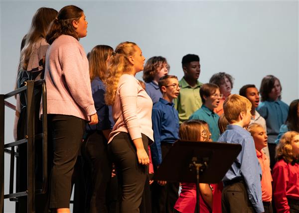 2023 All County Chorus Students Performing
